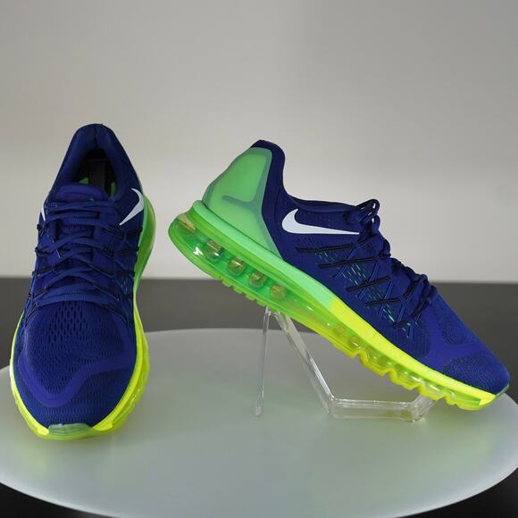 Nike Air Max 2015 Deep Royal Volt - US Size 11 - Picture 7 of 7